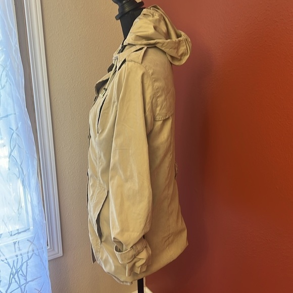 COMC Women Short Trench Pea Coat Jacket - Picture 4 of 8